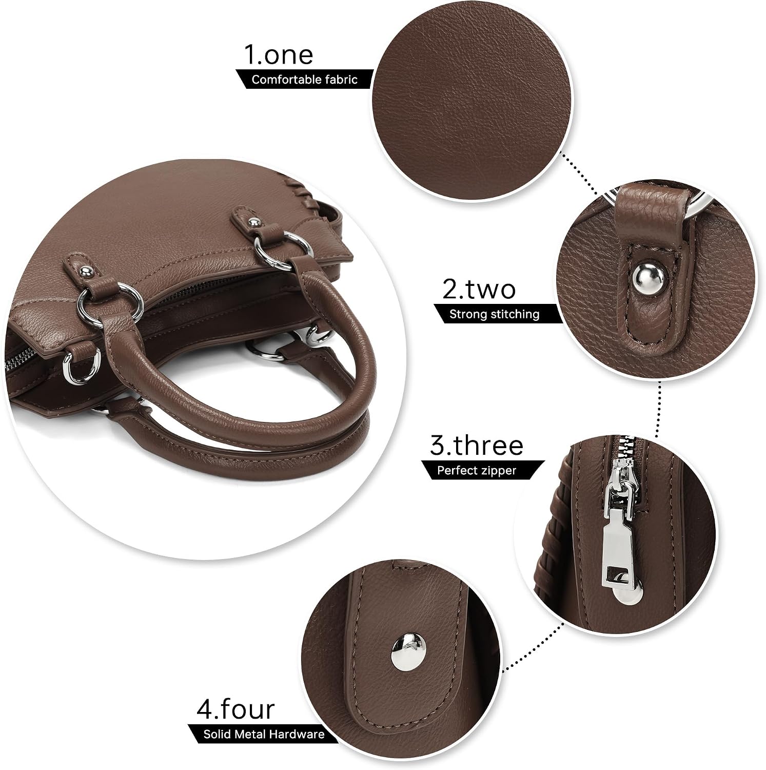 Detalle 2 de GEMIU Small Tote Bag in Vegan Leather