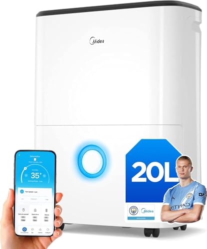 Detalle de Midea Deshumidificador 20L Silencioso WiFi