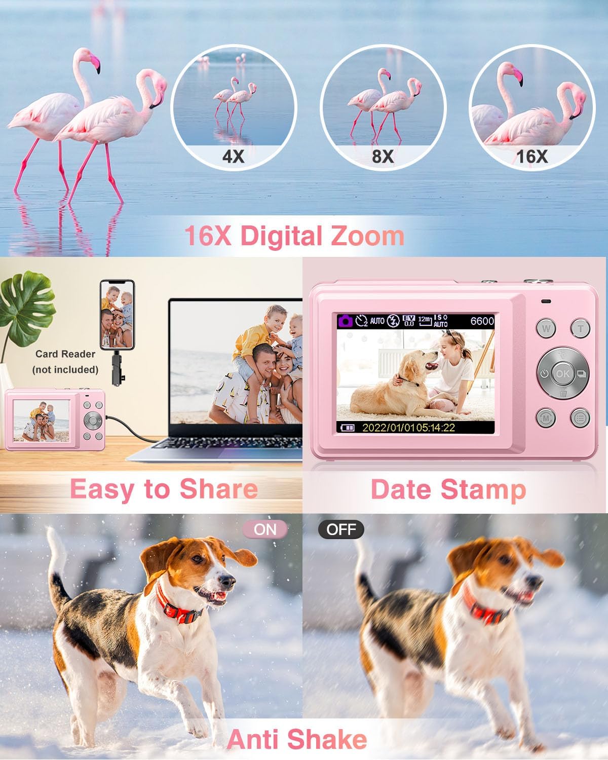 Detalle 1 de Lecran digital camera with 32GB card