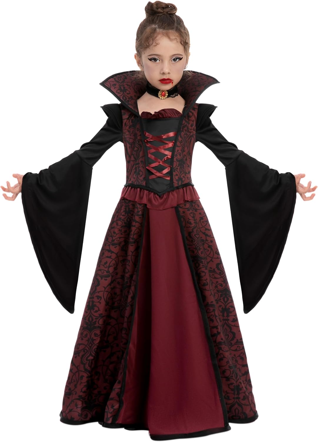 Detalle de Spooktacular Creations Vampirin Kleid 5–7 🎭