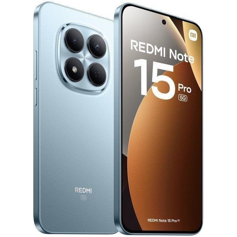 Detalle de Xiaomi Redmi Note 15 Pro 5G (8GB/256GB) – 6.83" Azul Glaciar, 45W incluido