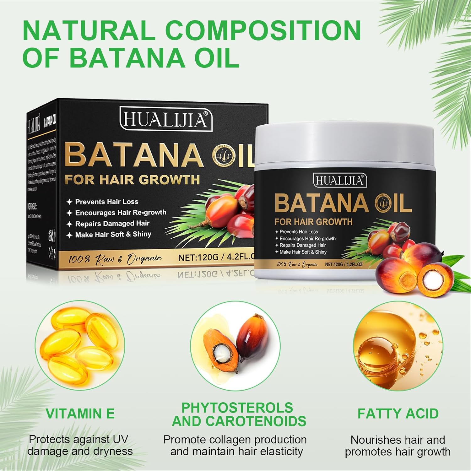 Detalle de Olio di Batana per Capelli Puro 120 g – stimola la crescita, dona spessore e gestibilità