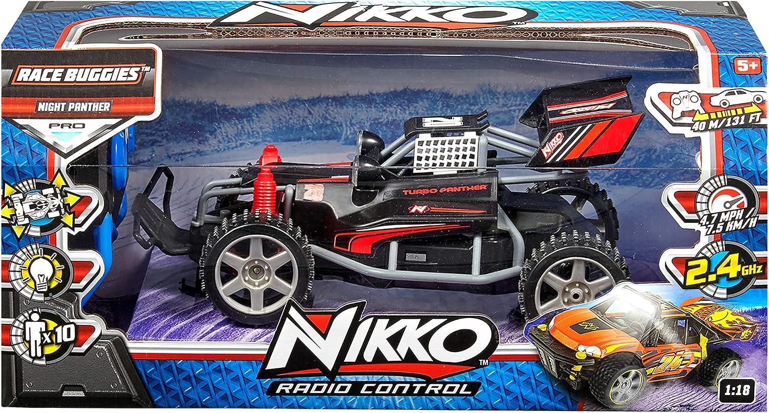 Thumbnail 6 de Nikko Race Buggies Night Panther – samochód RC 4WD z LED, 2,4 GHz, 23 cm