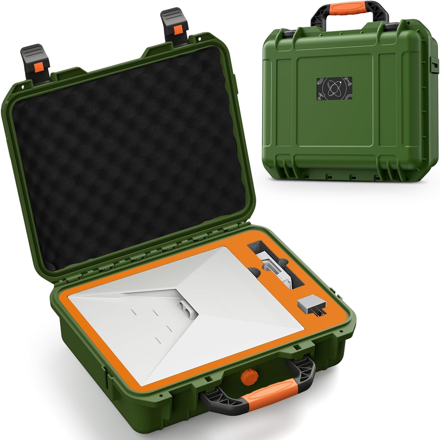 Detalle de MONOJOY IP67 Waterproof Hard Carrying Case for Starlink Mini (Starlink Mini Case with Precision-Cut Foam)