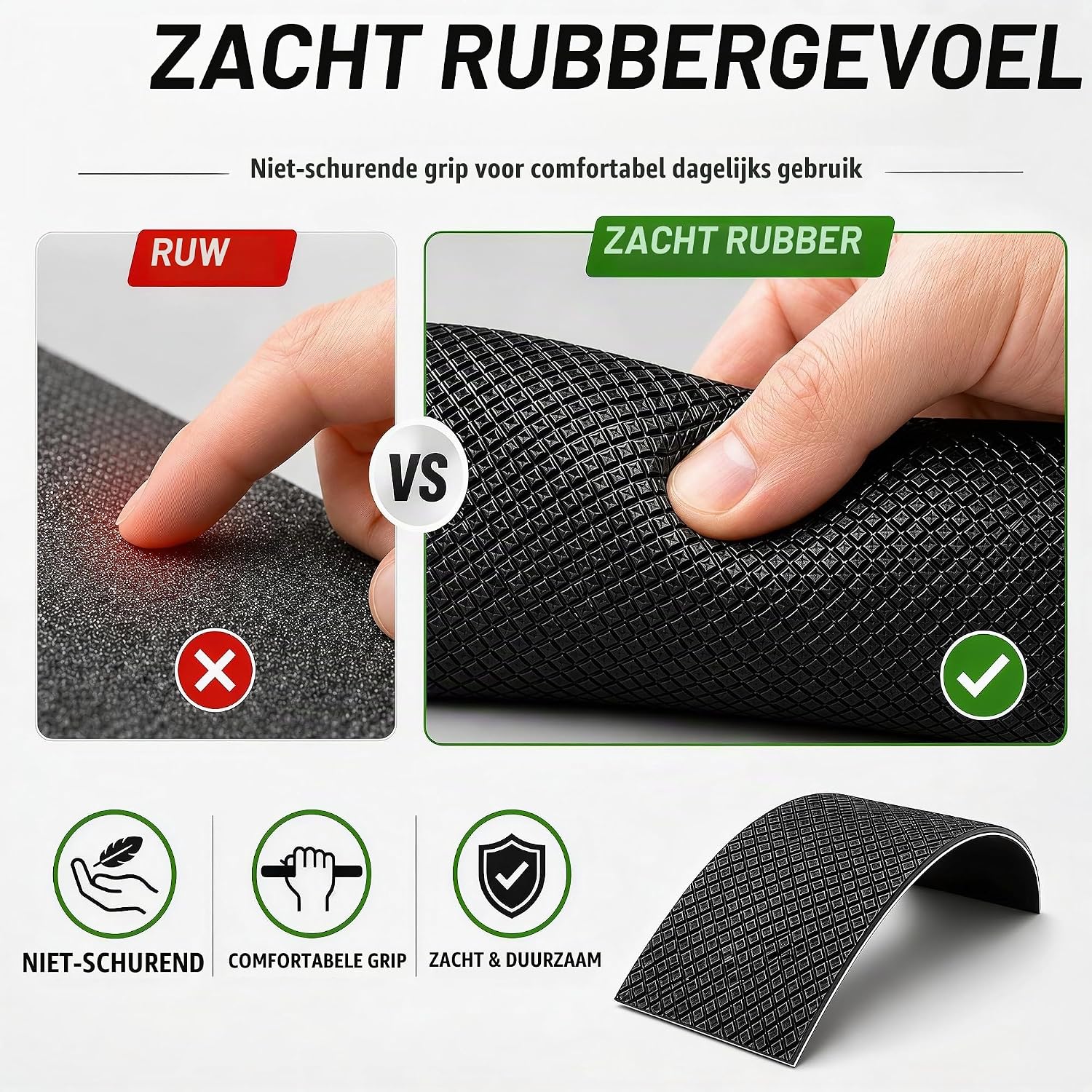 Thumbnail 6 de STRBOXONG STRBOXONG-Rubber Grip Tape, antisliptape van rubber 25 mm x 3 m