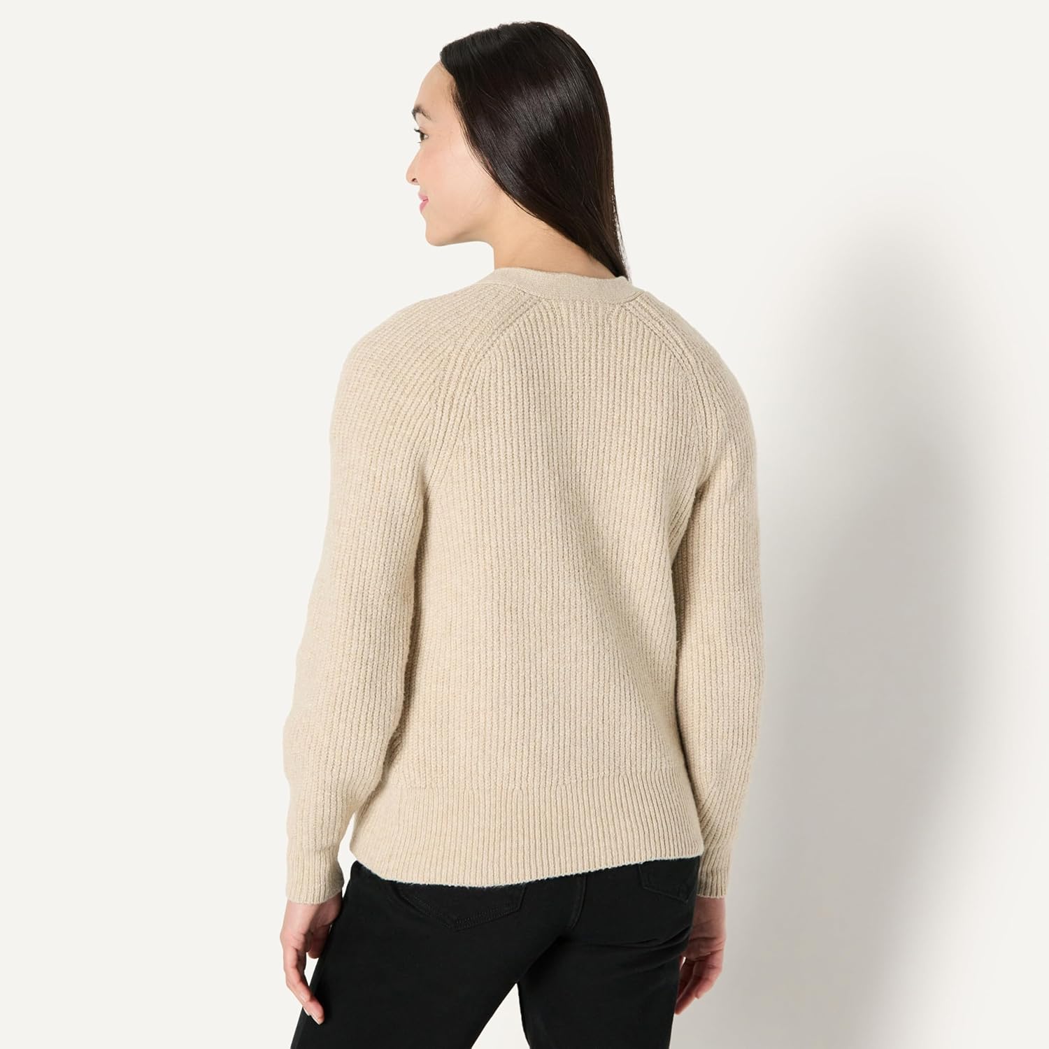 Thumbnail 2 de Amazon Essentials Damen gerippte Soft-Touch-Blouson-Strickjacke mit Knopfleiste