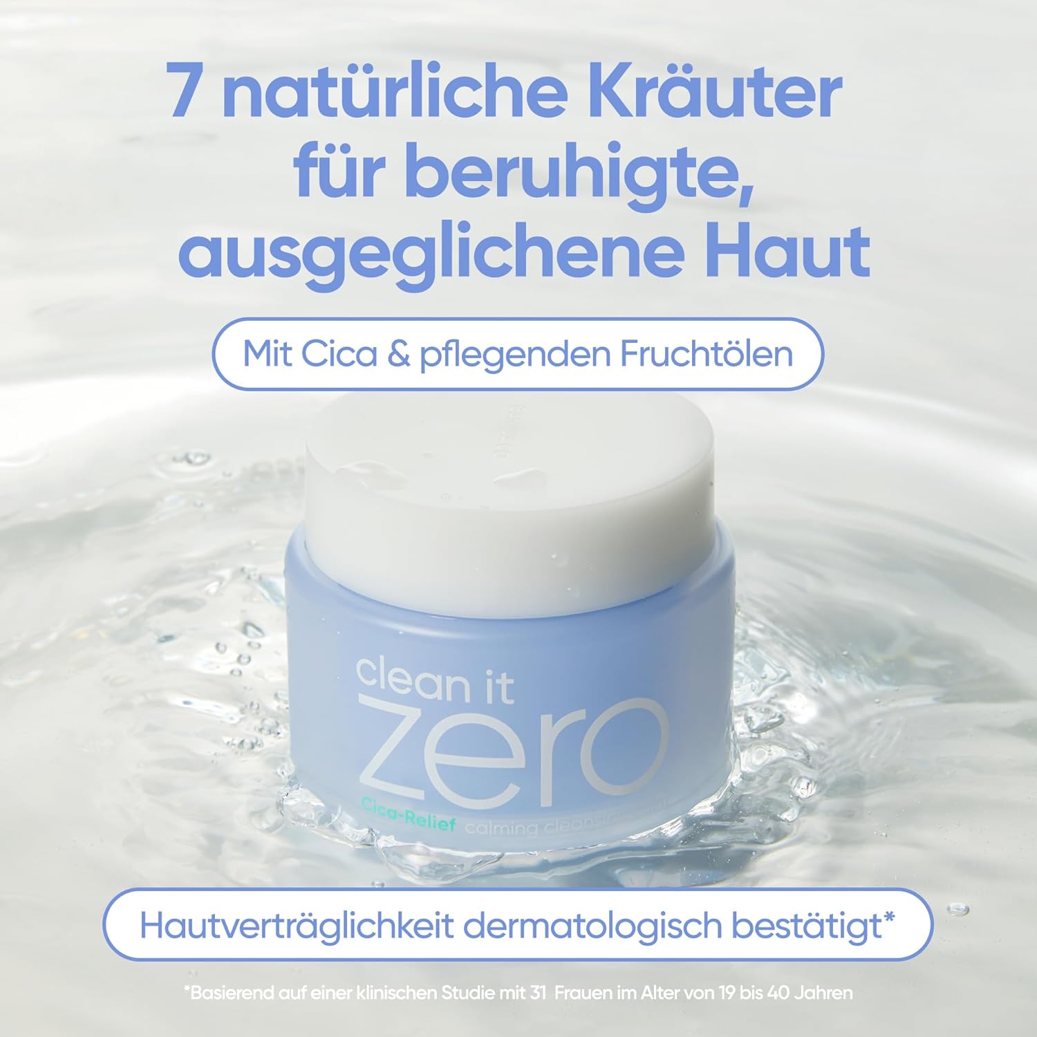 Thumbnail 1 de BANILA CO Clean It Zero Beruhigend Reinigungsbalsam – vegane, sanfte Reinigung mit Centella Asiatica & Madecassosid