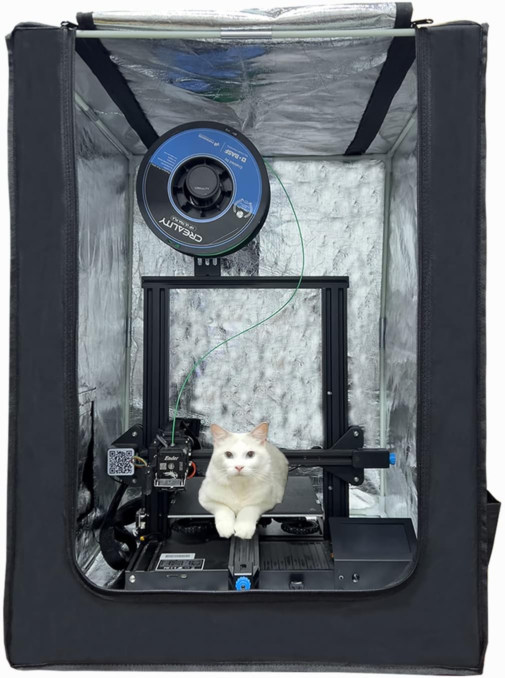 Detalle de YOOPAI 3D Printer Enclosure 3D-printerbehuizing met scharnierdeuren, 65 x 55 x 75 cm