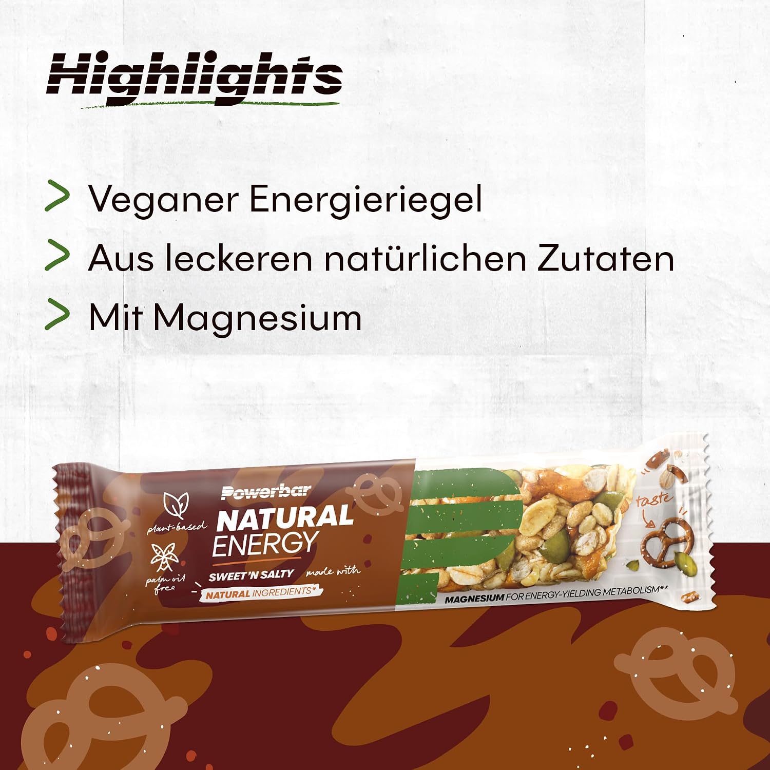 Detalle 2 de Powerbar Natural Energy Cereal Sweet’n Salty 18x40g 🍫