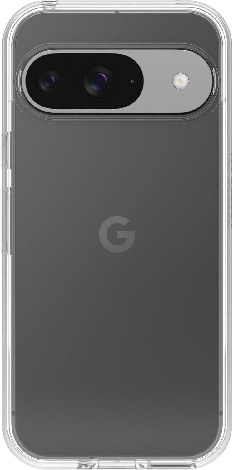 Detalle de OtterBox Symmetry Clear per Google Pixel 9 / Pixel 9 Pro: cover sottile trasparente antiurto