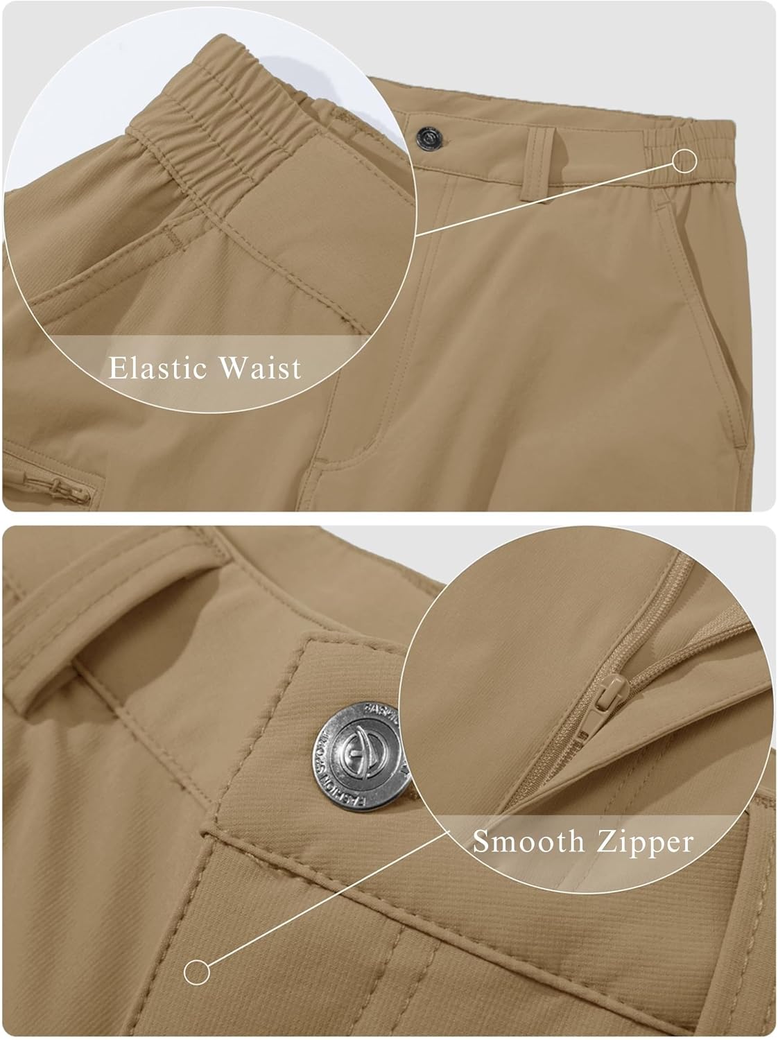 Thumbnail 4 de MAGCOMSEN Men's Hiking Pants, Water-Resistant Ripstop, Quick-Dry, 6 Pockets