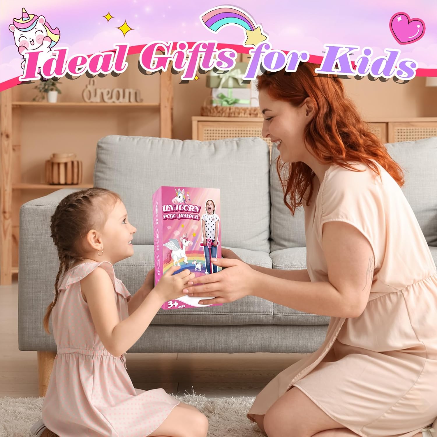 Thumbnail 6 de Toyzey foam pogo stick for girls and boys aged 3–12 with squeaky sound pad