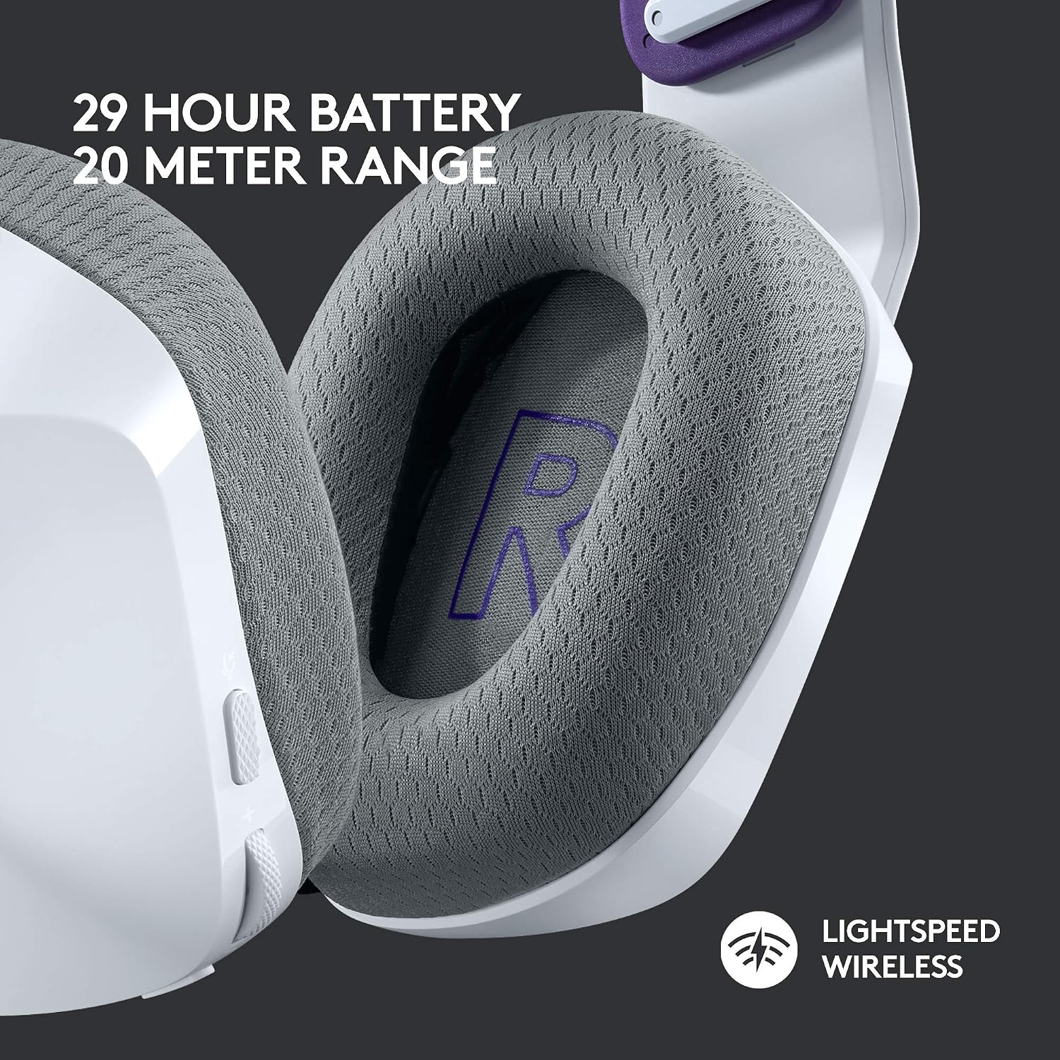 Detalle de Logitech G733 LIGHTSPEED Wireless Gaming Headset with LIGHTSYNC RGB and Blue VO!CE