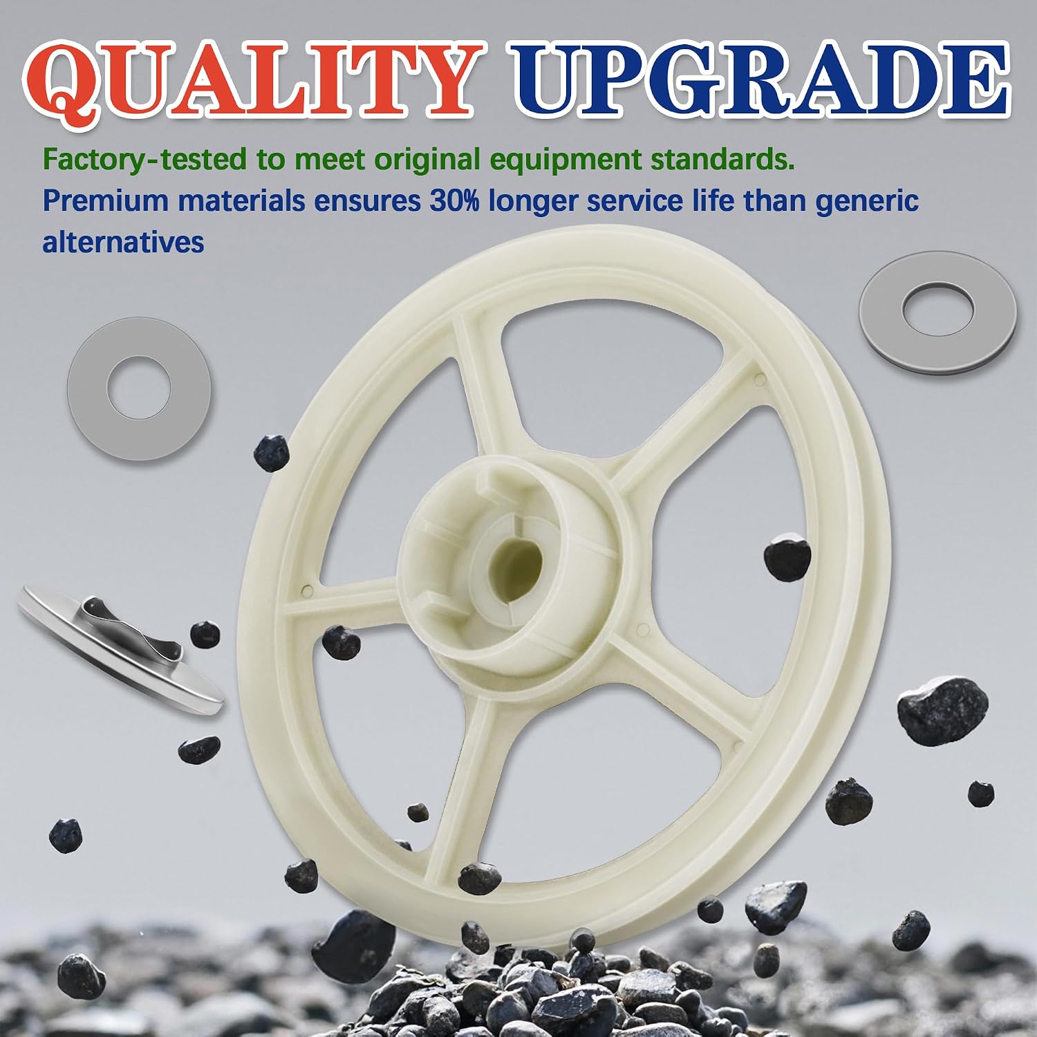 Detalle de Bakaoof 12002213 Washer Thrust Bearing Kit with Pulley and Washers