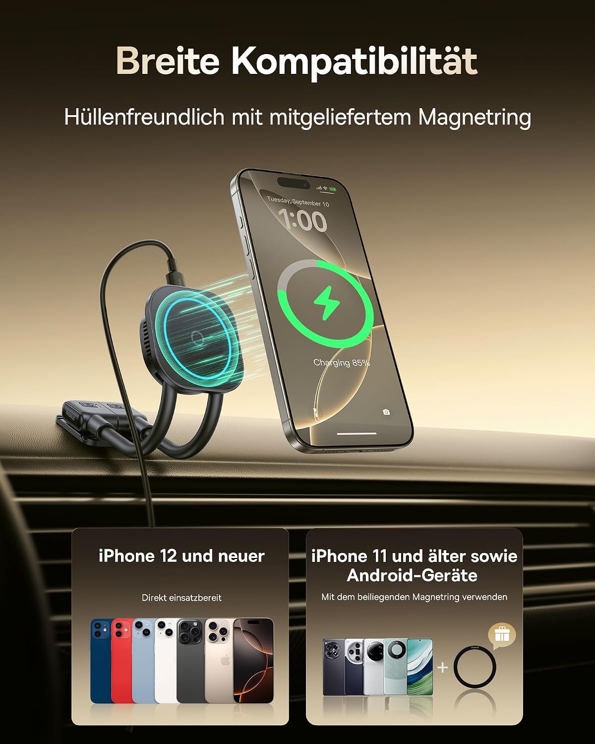 Thumbnail 6 de Baseus 15W C03s Pro Handyhalterung Auto MagSafe
