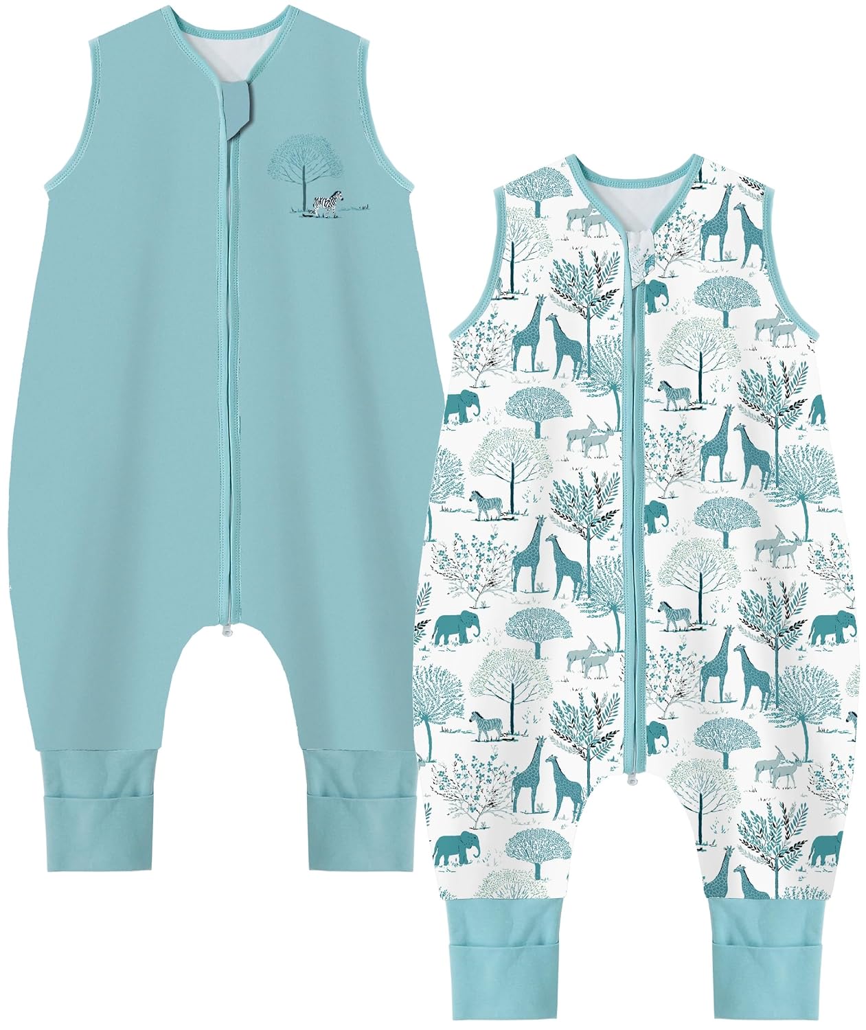 Detalle de Teechodina Baby Schlafsack 1,5 Tog, 2er Pack