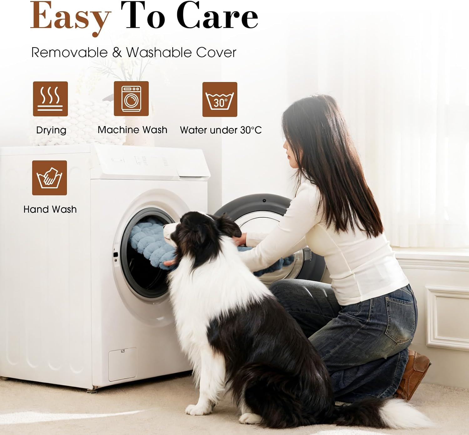 Thumbnail 6 de Cozila Medium Orthopedic Dog Bed, Egg-Crate Foam, Waterproof Lining