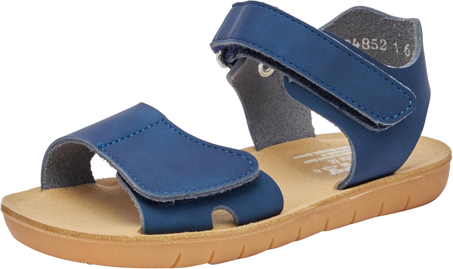 Detalle de DMLNG Mädchen SwantjeFlache Sandale – klassische Kindersandale aus Leder