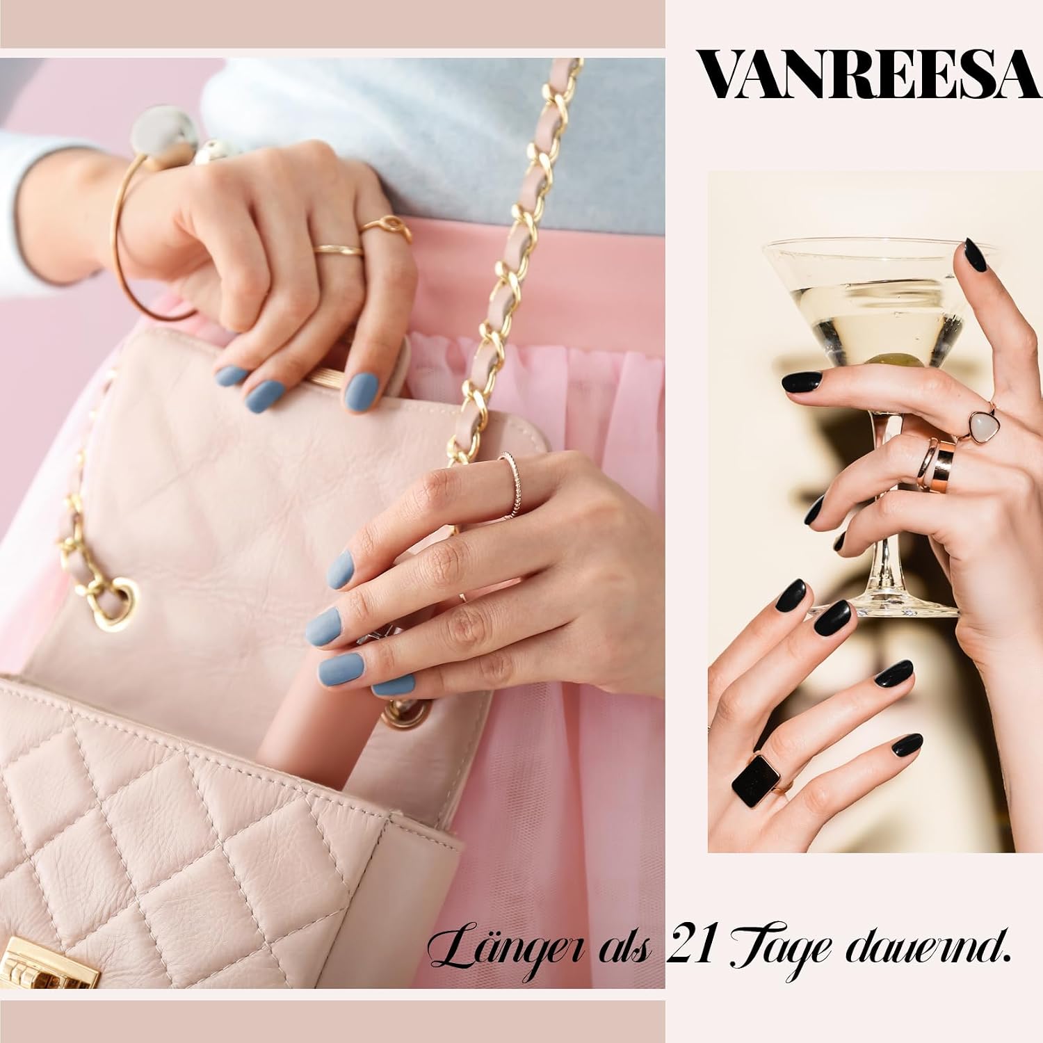 Detalle 2 de VANREESA UV Nagellack Set mit 16 Farben