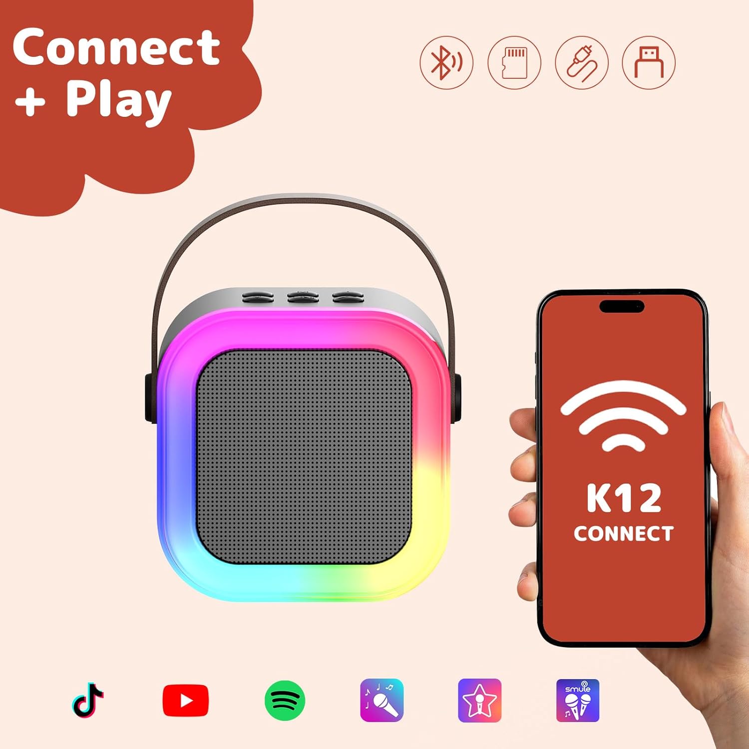 Thumbnail 2 de Fede Karaoke per Bambini microfono Bluetooth 2 pezzi