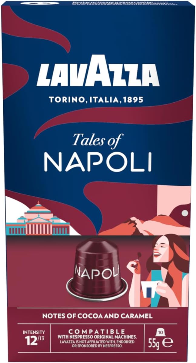 Thumbnail 6 de Lavazza Tales of Napoli – 100 capsules compatibles Nespresso Original (Notes cacao et caramel)