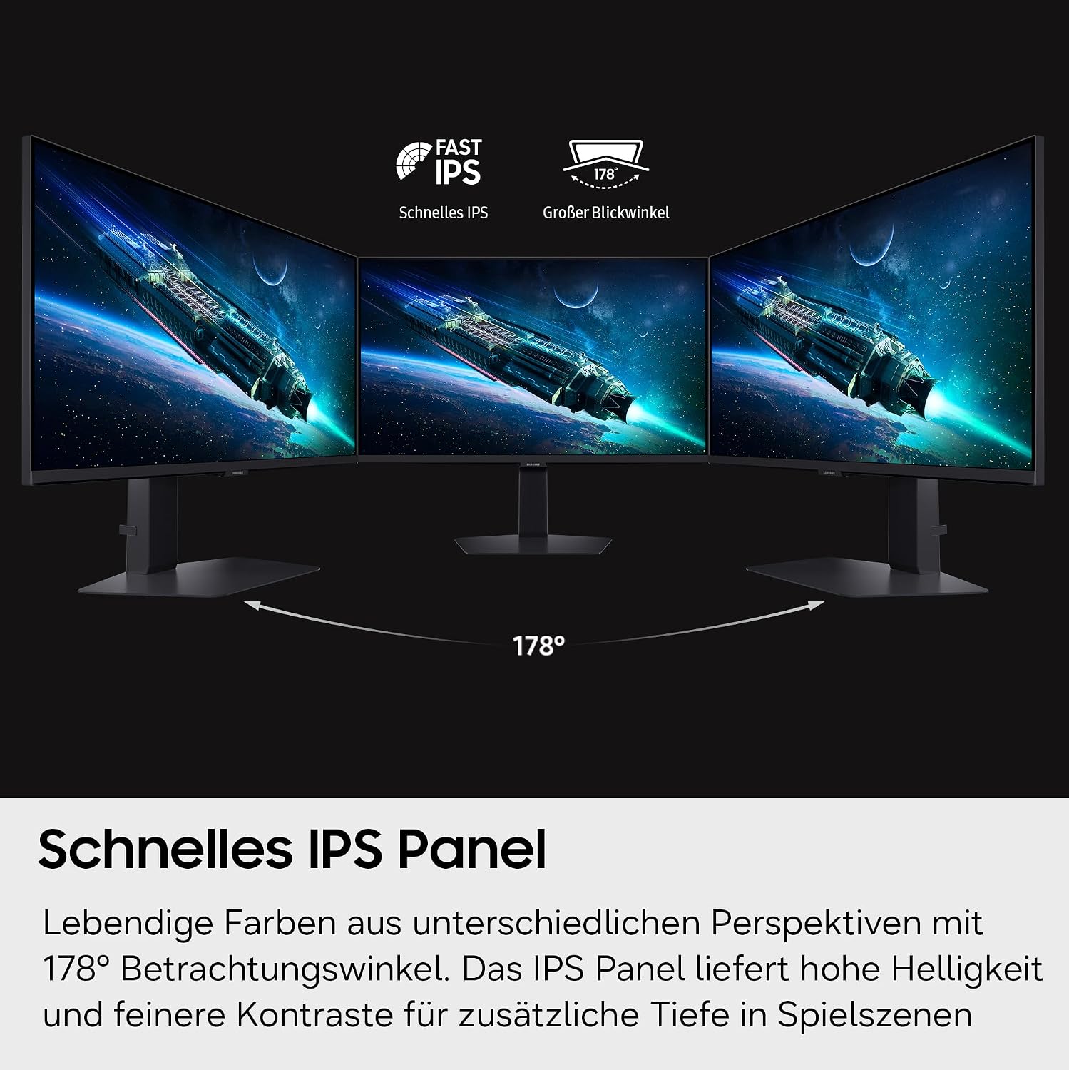 Thumbnail 6 de Samsung Odyssey G60F 27 Zoll Gaming-Monitor – IPS, 350 Hz, 1 ms GTG, WQHD