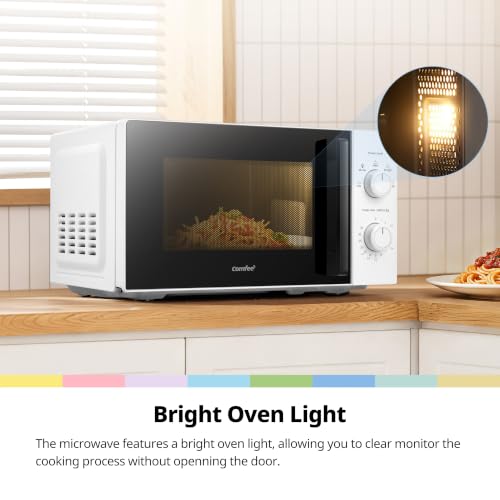 Thumbnail 7 de COMFEE' 20L Compact White Microwave Oven (CMO-MM20L2NFPF(WH))