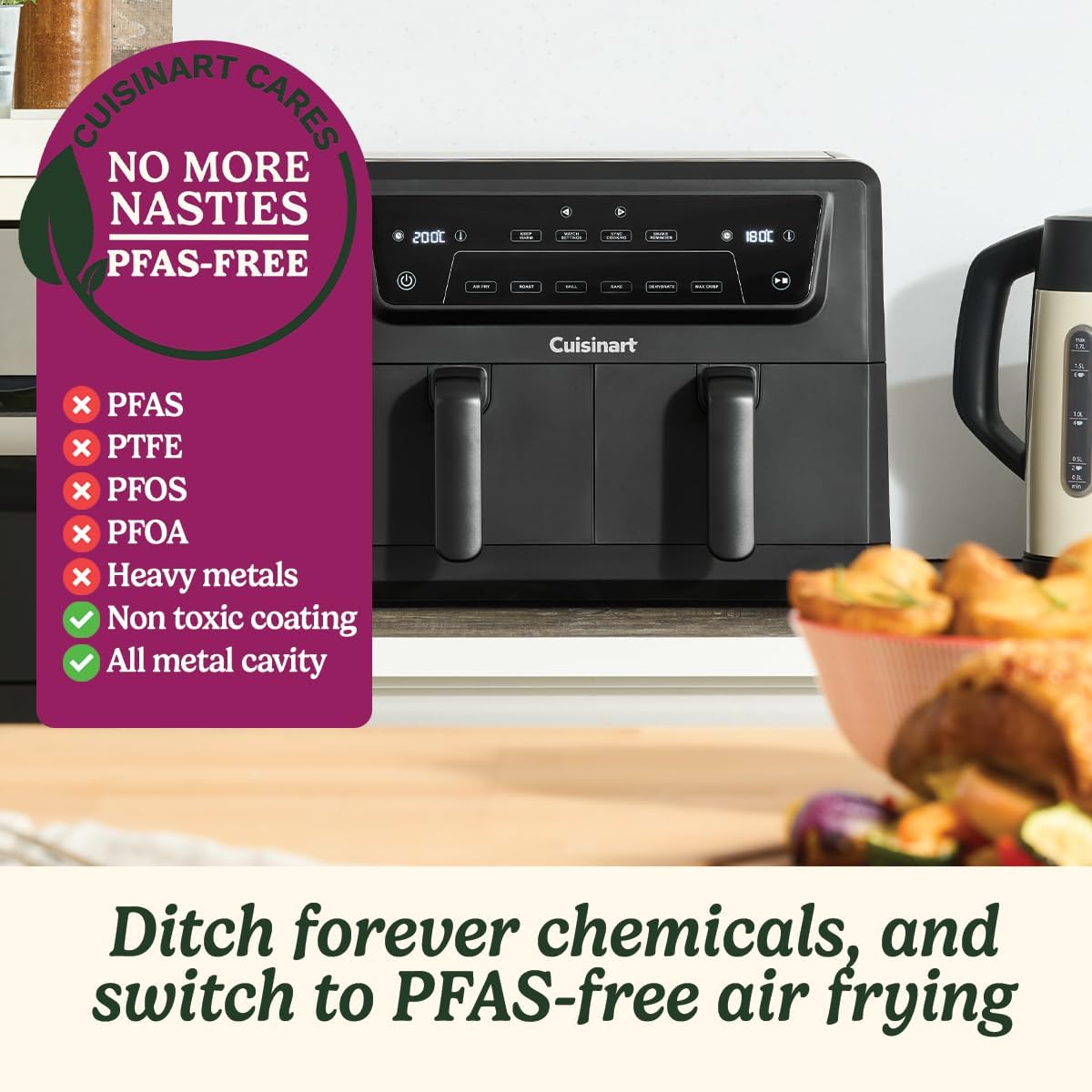 Detalle de Cuisinart XXL10.4L Air Fryer 10.4L capacity 🍟