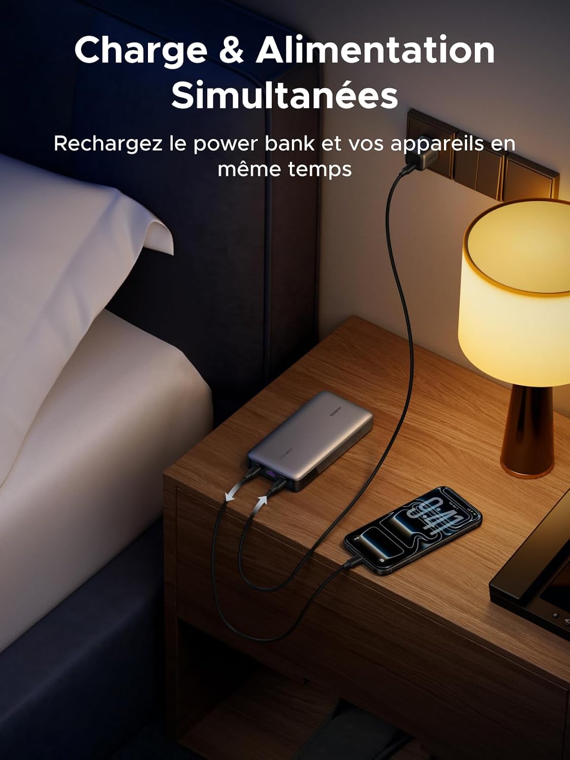 Detalle 2 de UGREEN Nexode 145W Batterie Externe 25000mAh – Power Bank USB-C PD3.1 140W