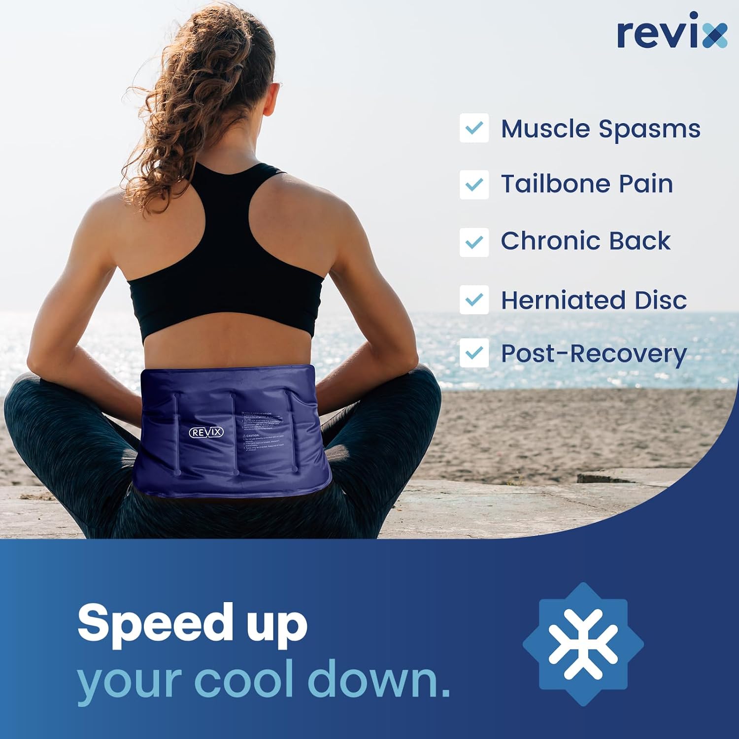 Thumbnail 2 de REVIX reusable ice pack for pain relief 16x9