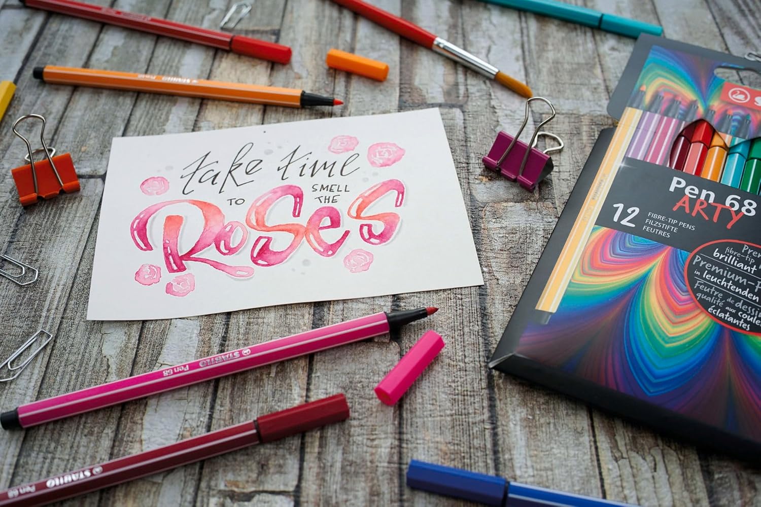 Thumbnail 8 de STABILO Pen 68 - Set de 30 rotuladores en caja metálica ✨