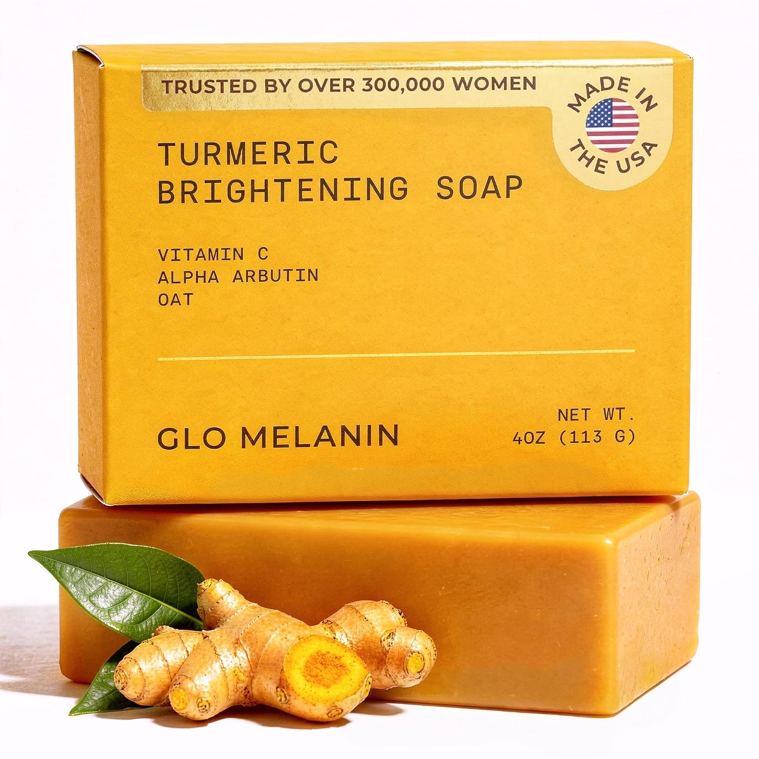 Detalle de Glo Melanin Turmeric Soap for Dark Spots