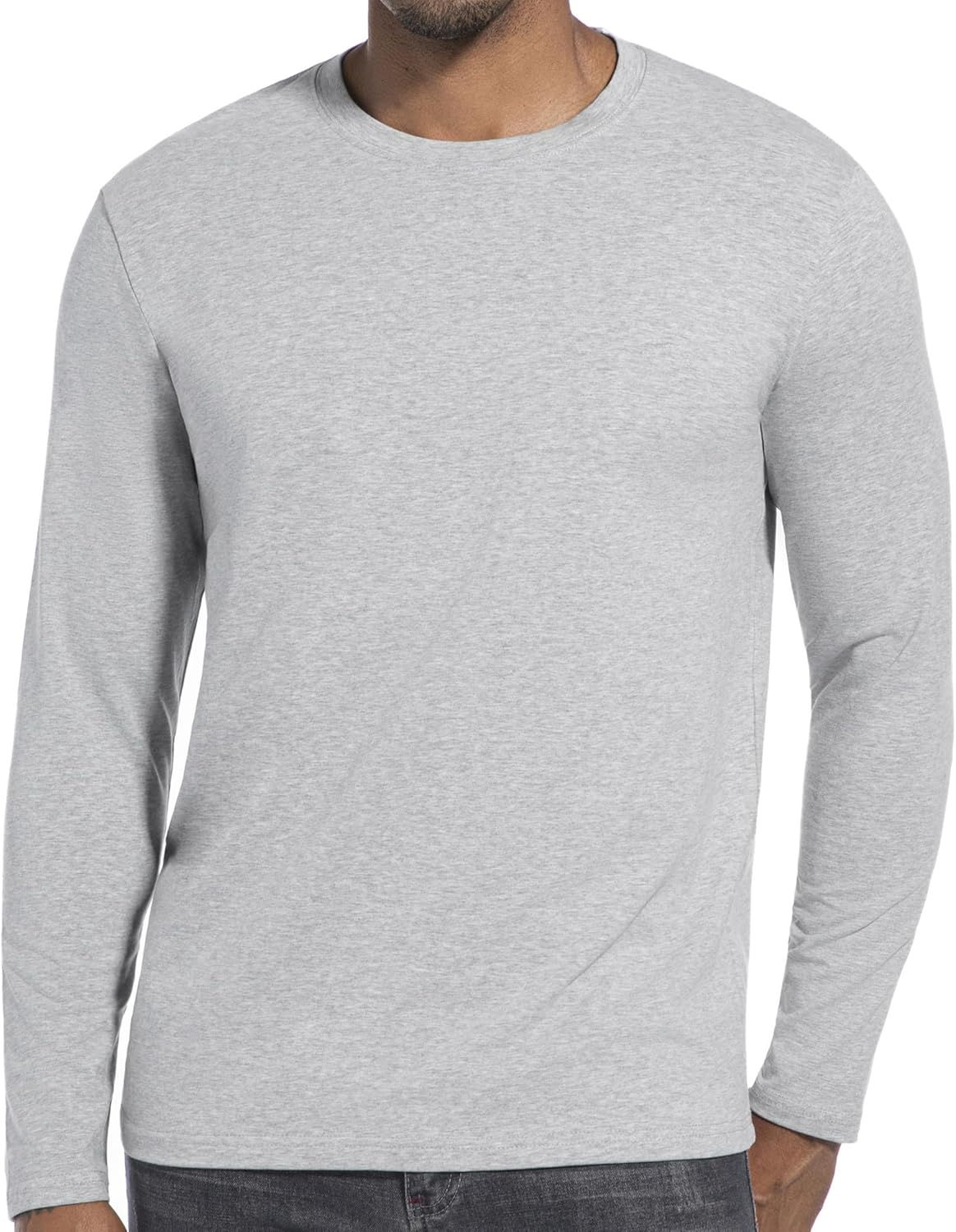 Thumbnail 6 de VEIISAR Herren Baumwoll-T-Shirt (190 g/m²) – Mitteldick, Rundhals, elastisch, bequem