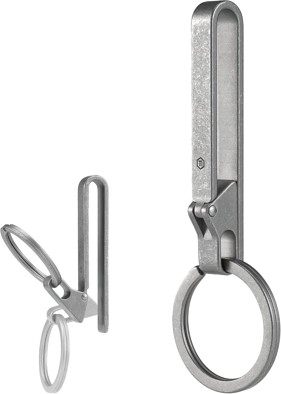 Detalle de KeyUnity KM23 Titanium EDC Belt Keychain