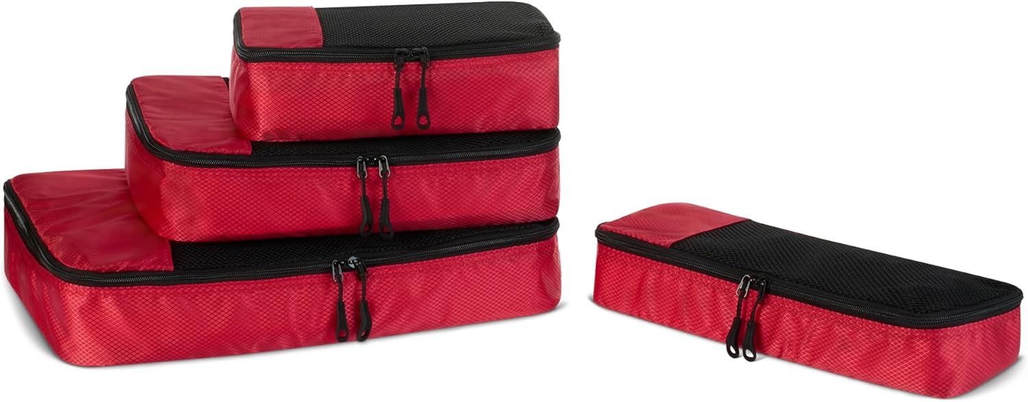 Thumbnail 6 de Amazon Essentials Ensemble de 4 Cubes de Rangement – Taille M, Bleu (Anciennement Amazon Basics)