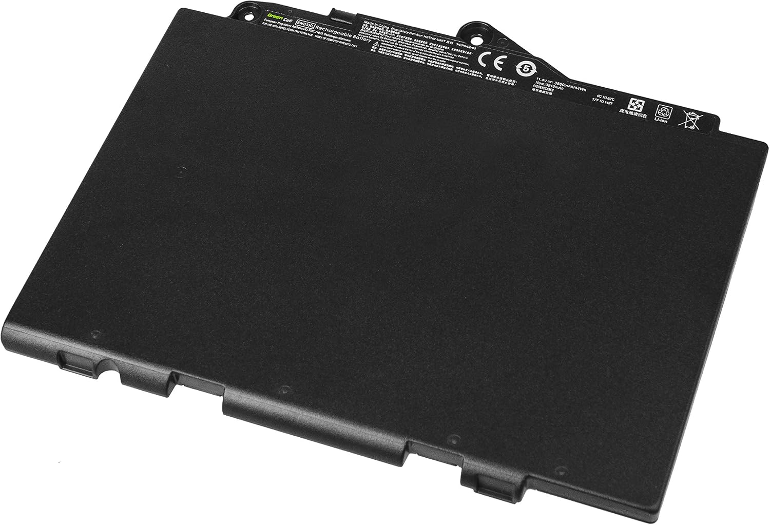 Detalle de Green Cell Batteria HP SN03XL 800514-001 per HP EliteBook 820 G3 / 725 G3 — 2700 mAh, 7,6 V