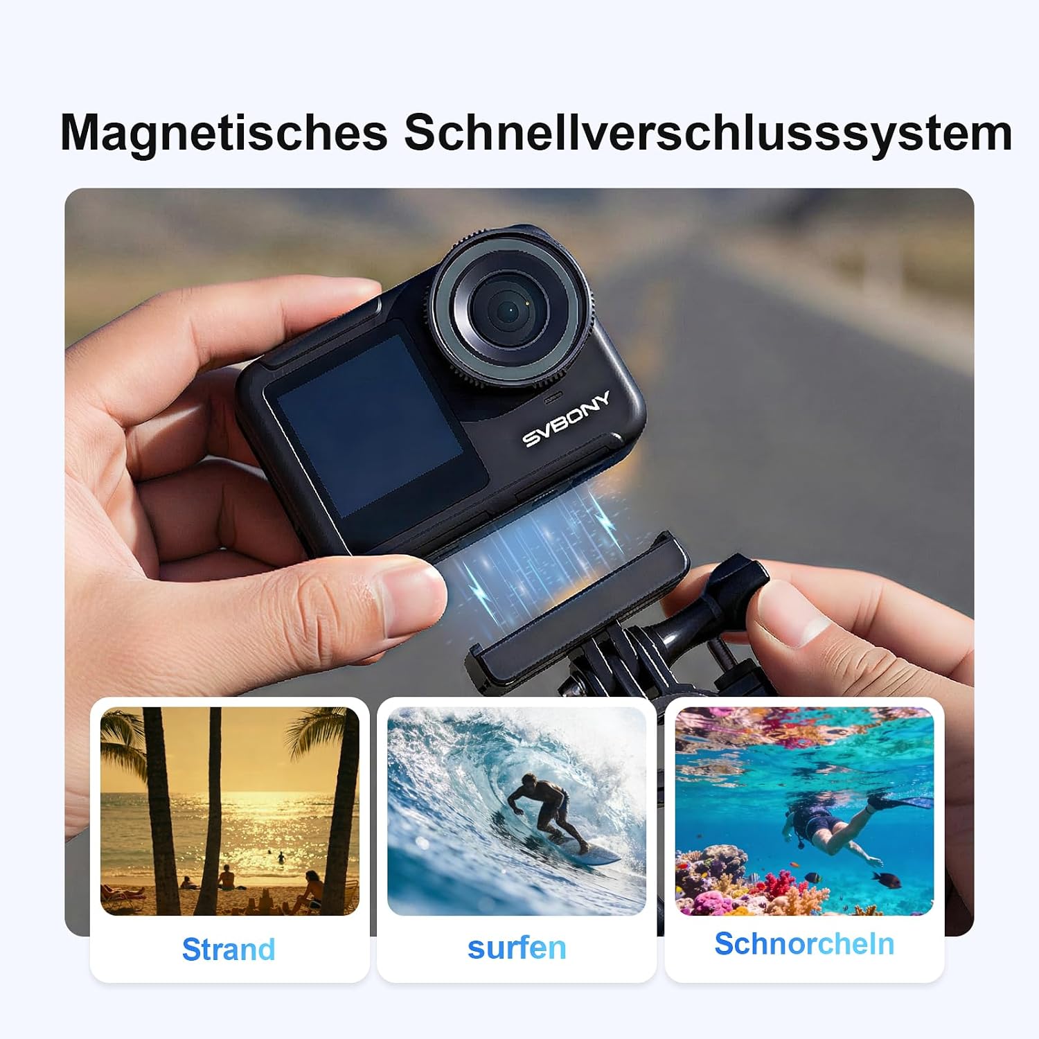 Detalle de SVBONY SVGo3 4K Unterwasserkamera 128 GB