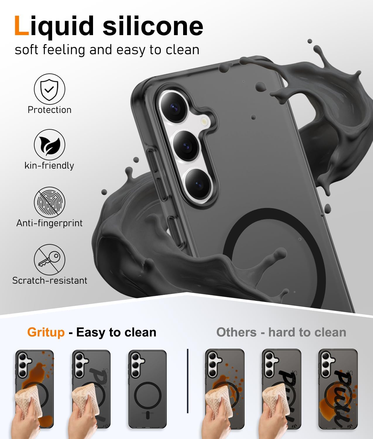 Thumbnail 6 de Gritup Phone Case for Galaxy S25 Plus and S24 Plus