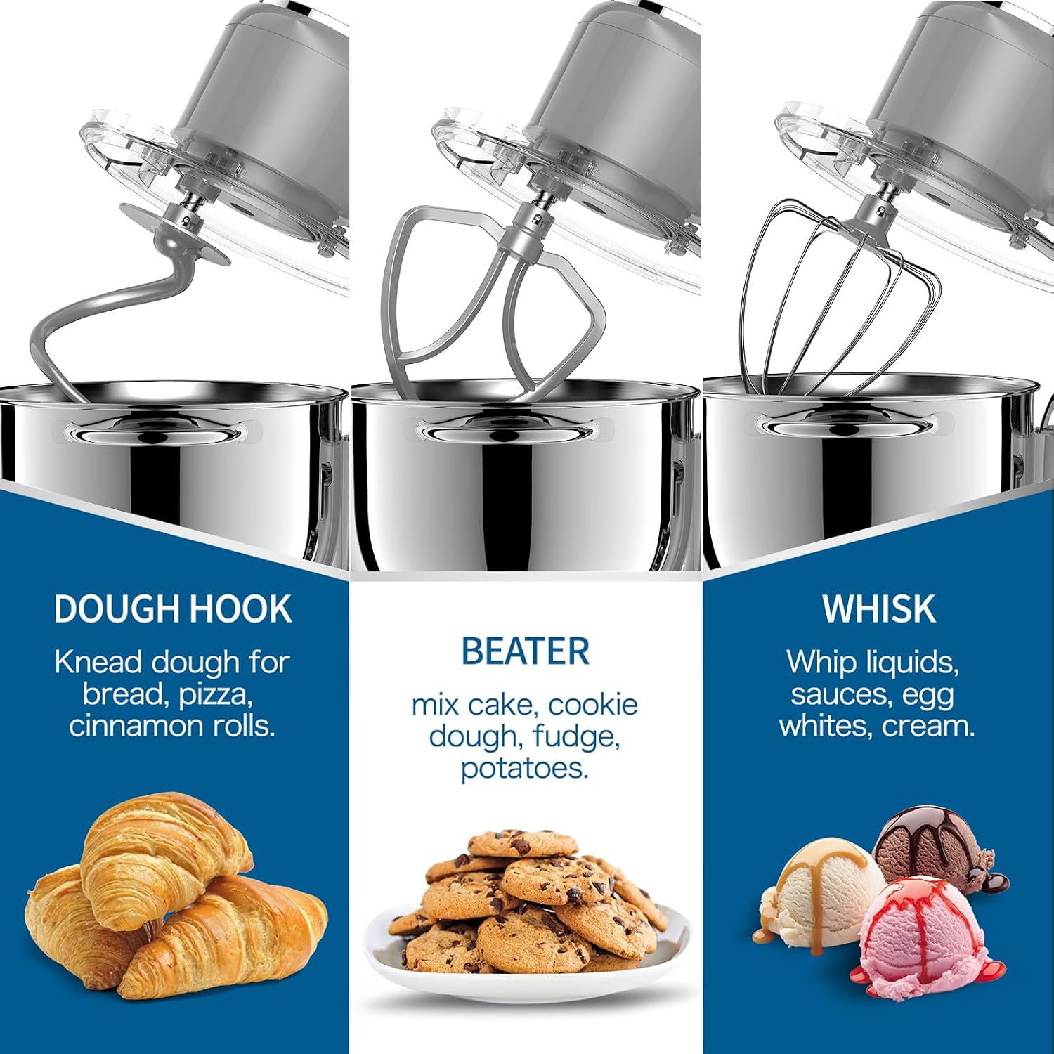 Detalle 1 de Vospeed Stand Mixer 8L