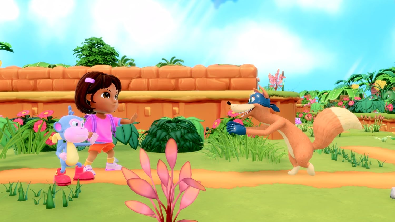 Detalle de Dora: Rainforest Rescue for Xbox Series X (Solo or Local Co-Op Adventure)