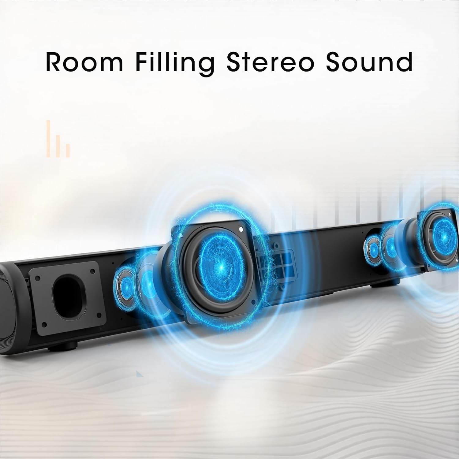 Thumbnail 5 de LITTOAK 16 Inch TV Soundbar with HDMI ARC, Bluetooth 5.0 and Wall Mounting