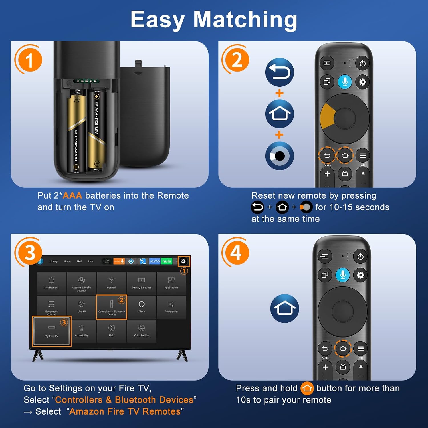 Detalle de Voice Remote Only for TCL-FiReSmart TV 4k QLED/UHD/QD-Mini LED Series RC813B