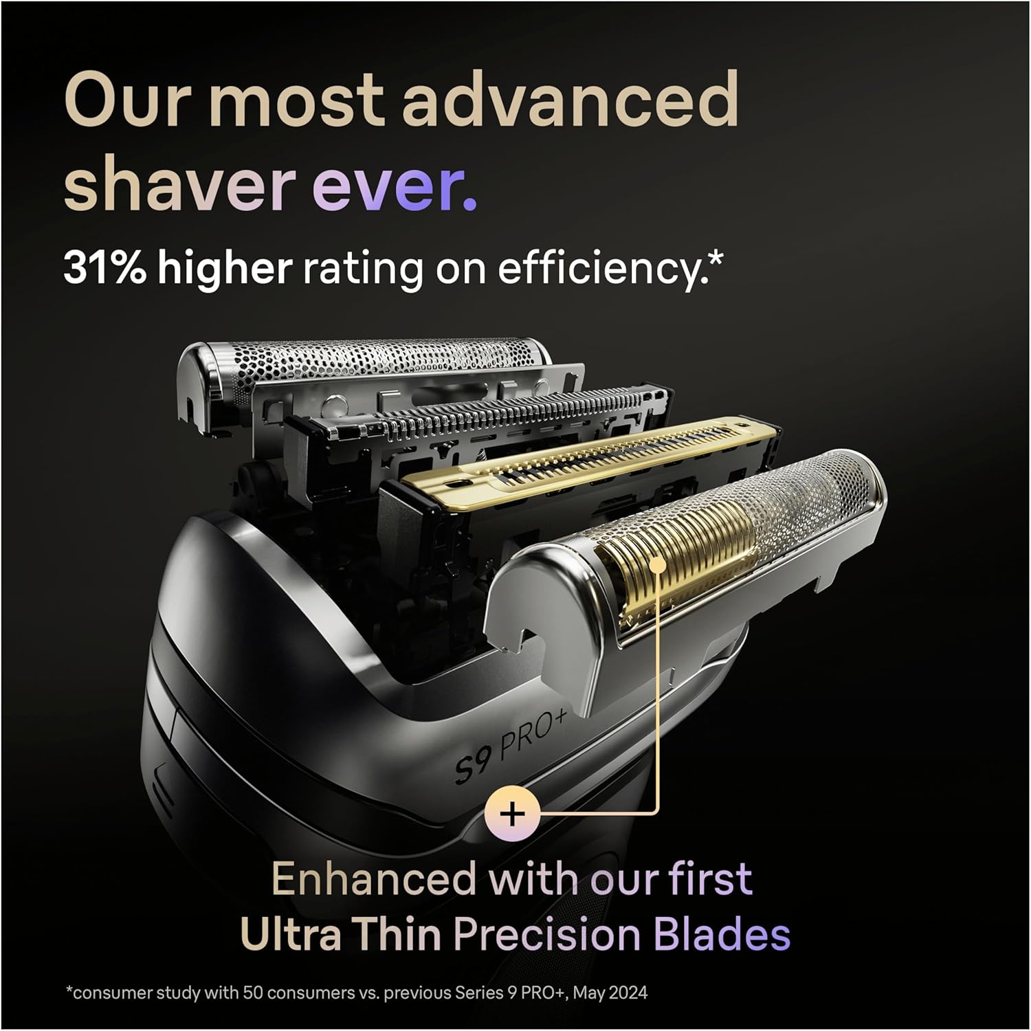 Detalle de Braun Series 9 PRO+ 9665CCE Electric Shaver for Men