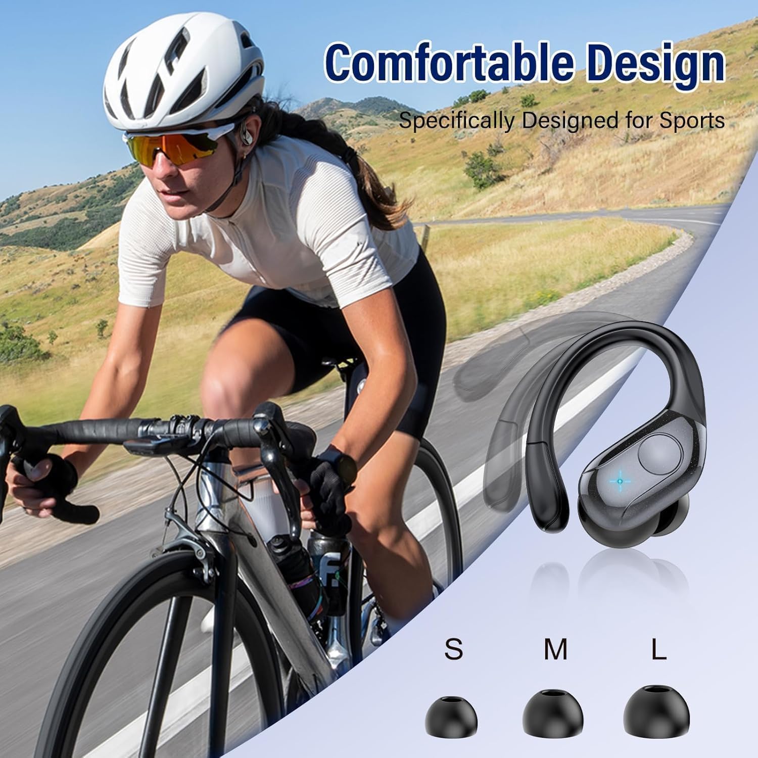 Thumbnail 6 de Qecnato sports earbuds with Bluetooth 5.4