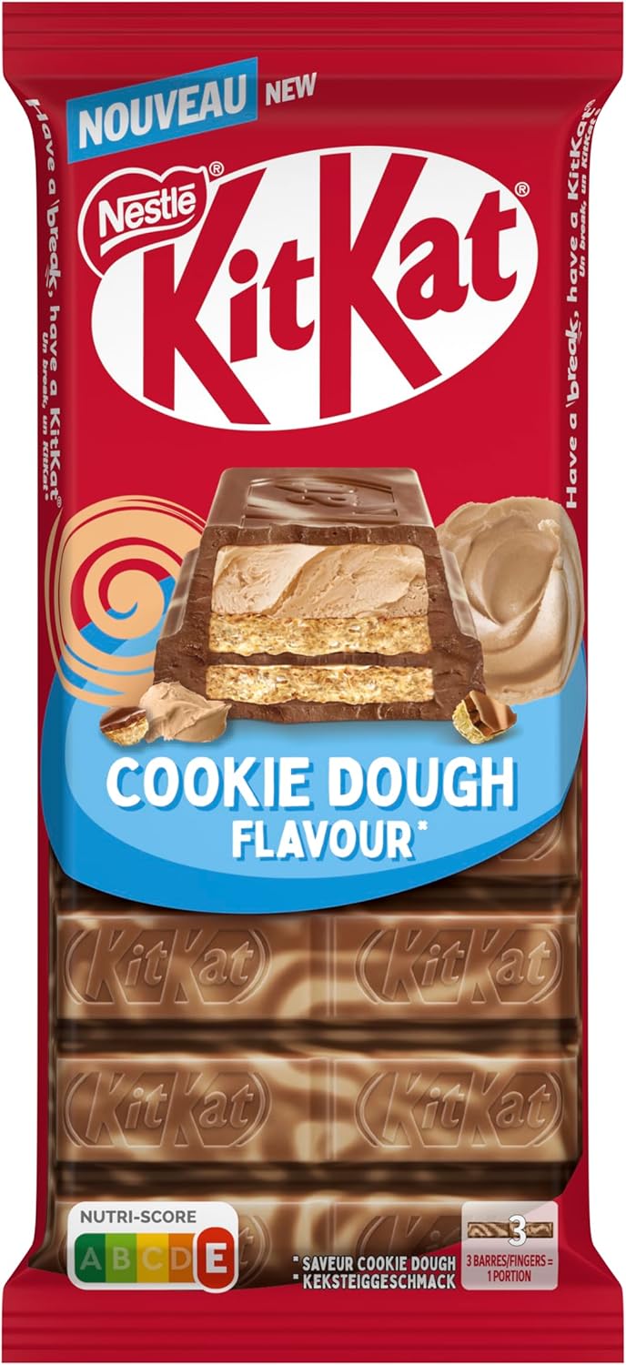 Thumbnail 1 de KitKat Tablette Cookie Dough - Lot de 4 (99 g) : une pause gourmande à partager