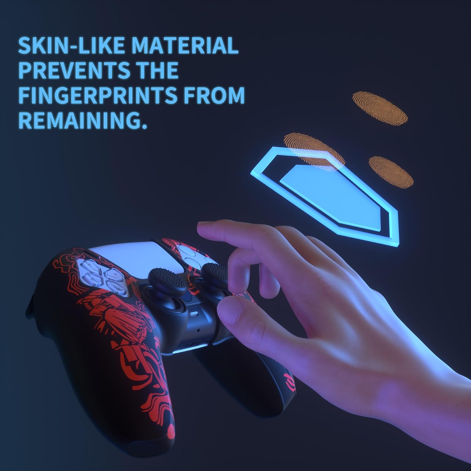Thumbnail 4 de playvital Pure Series PS5 controller grip cover, 6 grips