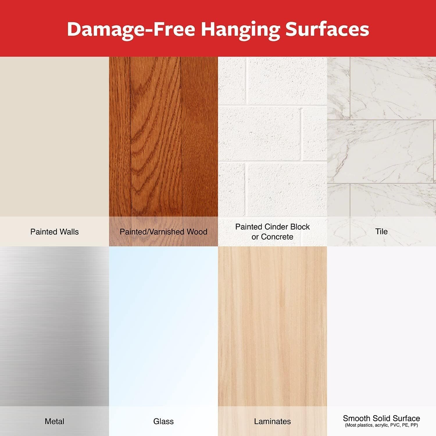 Thumbnail 6 de Command Medium Designer Hooks, White – Pack of 6 Hooks and 9 Adhesive Strips (Damage‑Free Hanging)