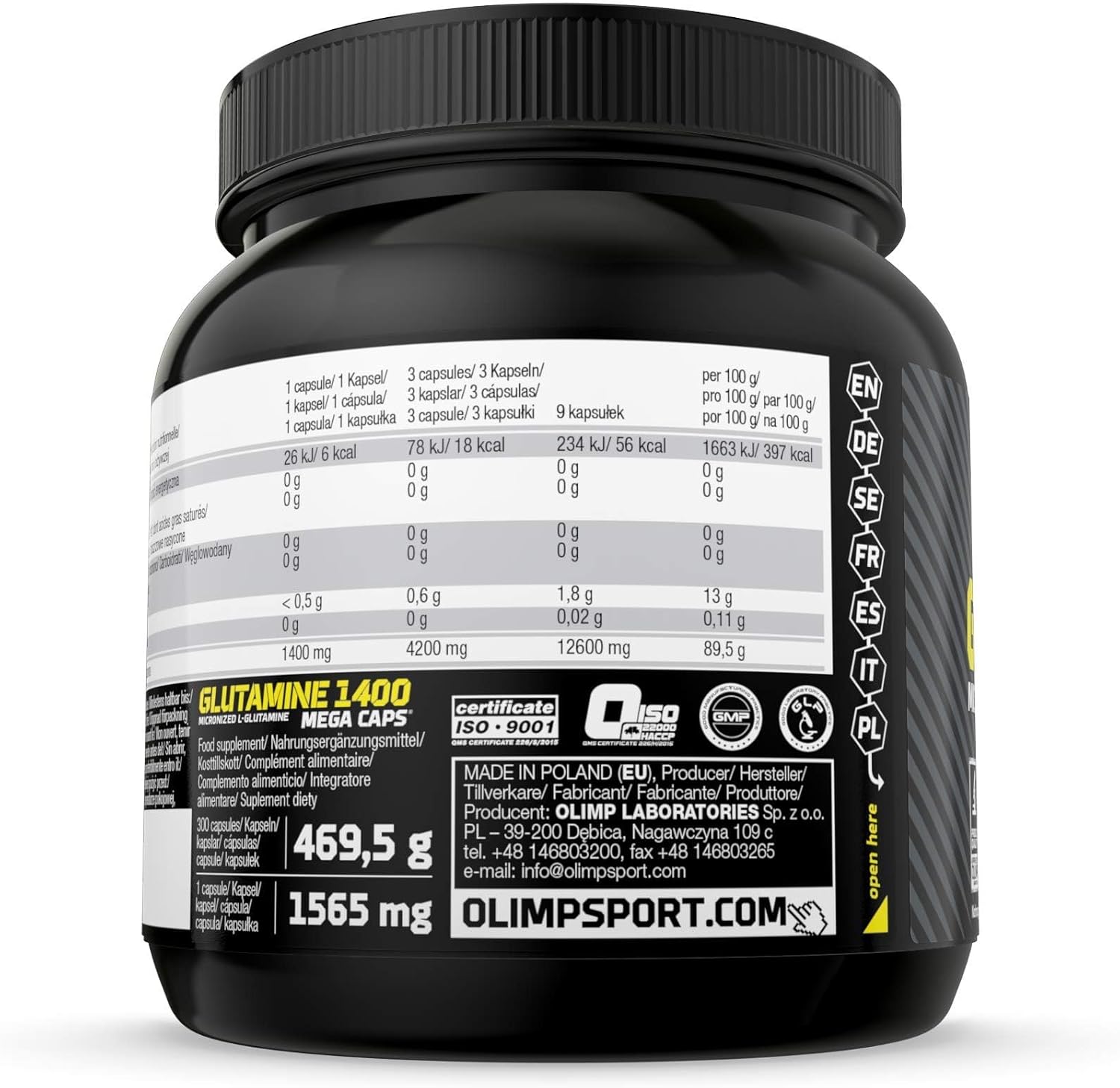 Thumbnail 2 de Olimp Glutamine Mega Caps 💪 - 300 Cápsulas de Sport Nutrition