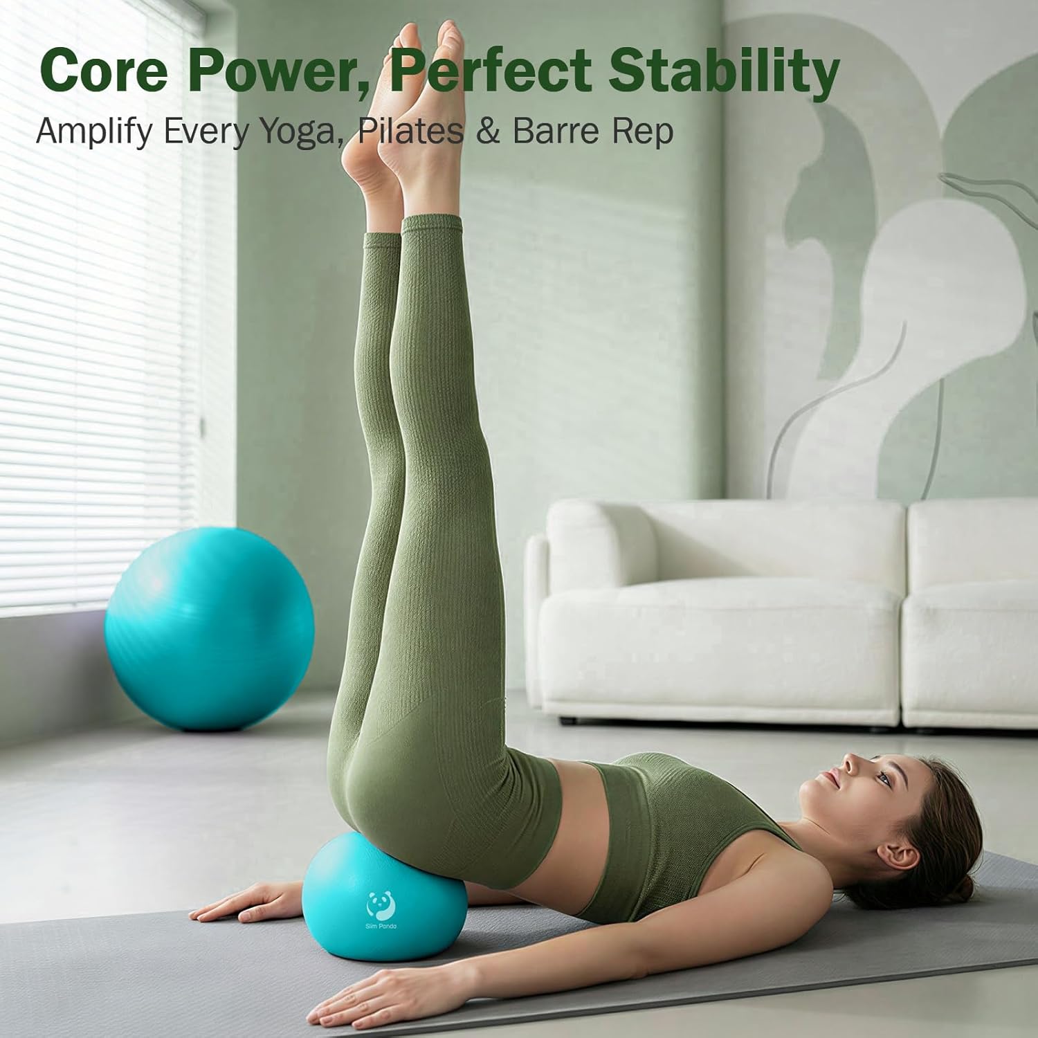 Detalle 2 de Slim Panda Gymnastikball 23 cm Pilates-Ball