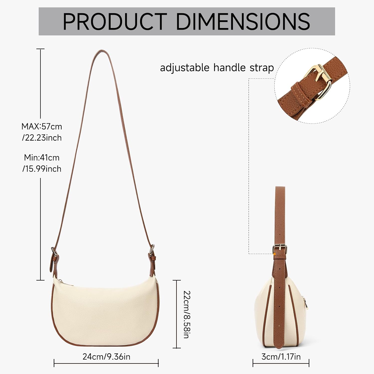 Thumbnail 3 de GAEK EAO Small Crescent Bag: A Practical Yet Stylish Crossbody for Everyday Use